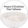 Dispenser Dosador P/ Detergente + Escorredor Porta Talheres - Branco - 3