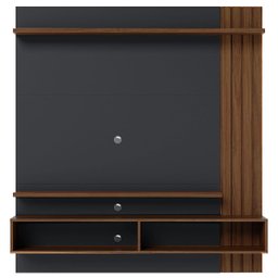 Estante para Tv até 65 Polegadas Juriti 2 Portas 2 Prateleiras Noce Milano/preto Fosco - Colibri - 3
