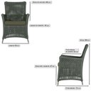 Ver imagem 5 de 4 Poltronas Igapó Alumínio Pintura Fendi Corda Náutica E13 Verde