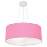 Pendente Cilíndrico Rosa Bebê MJ-4047 Para Mesa de Jantar e Estar - 1