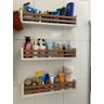 Kit 3 Prateleiras Cedrinho para Banheiro Nicho Organizador - Mdf Decora e Organiza - Cedrinho - 1
