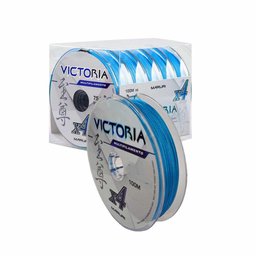 Linha de Pesca Multifilamento 4 Fios Victoria Azul 500m Maruri 4Fios Azul 0,45mm - 6