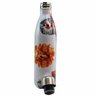 Garrafa Termica Estampa Flores 750 Ml Squeeze Floral Inox Academia Treino Estudos Agua Suco Cha Gela - 3