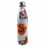 Garrafa Termica Estampa Flores 750 Ml Squeeze Floral Inox Academia Treino Estudos Agua Suco Cha Gela - 6