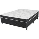 Ver imagem 1 de Cama Box Conjugado Casal Espuma D28 Benfica Poliéster 50x138x188
