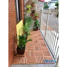 Deck de Madeira Modular 40x40 Cm Neonx com Pintura Neonx:osmocolor Incolor Uv Glass - 5