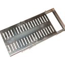 Ver imagem 1 de Grelha e Castilho de Aço Galvanizada Chapa 2mm 20x100cm