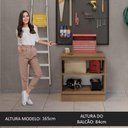 Ver imagem 6 de Balcão Multiuso 80cm 2 Portas Agata Madesa