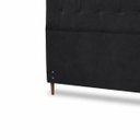 Ver imagem 6 de Cabeceira para Cama Casal Estofada 1,38 ,Mts Liz Vilajo: Suede Preto