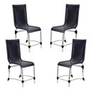 Ver imagem 1 de 4 Cadeiras Haiti em Alumínio para Cozinha Piscina Edícula Preto