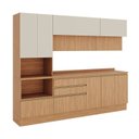 Ver imagem 3 de Cozinha Modulada 5 Peças com Armários, Balcões e Torre Quente Aroeira CabeCasa MadeiraOriginals