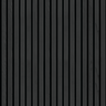 Papel De Parede Ripado De Madeira Preto Lavável 6m - 2