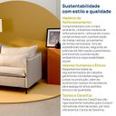 Ver mais imagens de Sofá Modular 2 Lugares Pé Metal Sôma CabeCasa MadeiraOriginals Bege Natural