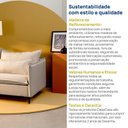 Ver mais imagens de Sofá Modular 2 Lugares Pé Metal Sôma CabeCasa MadeiraOriginals Bege Natural