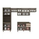 Ver imagem 3 de Cozinha Completa Connect 12 Portas 2 Gavetas 100% Mdf Duna/cristal - Henn