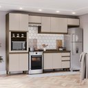 Ver imagem 1 de Cozinha Completa Connect 12 Portas 2 Gavetas 100% Mdf Duna/cristal - Henn