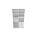 Ver imagem 4 de Armário Arara Gaveta Verônica M16 100% Mdf Sapato Roupa Vetorial Móveis Branco