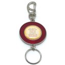 Ver imagem 3 de Chaveiro Dos Tres Arcanjos Extragrande Com Mosquete Prata Velha