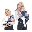Ver imagem 4 de Canguru Carregador Bebe Criança Passeio Viagem Bolso Alça Ergonomico Ajustavel Macio Confortavel Seg