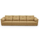 Ver imagem 6 de Sofá Retrátil para Sala de Estar 6 Lugares 414cm Riza S03 Couro Soft Bege - Lyam Decor