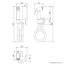 Ver imagem 3 de Ducha Higiênica para Banheiro com Acabamento Dourado Escovado - Dp6010 Drop Metais