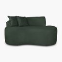Ver imagem 3 de Sofá Orgânico 2 Lugares Curvo Feijão Design Elegante Suede