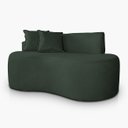 Ver imagem 4 de Sofá Orgânico 2 Lugares Curvo Feijão Design Elegante Suede