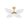 Ventilador Teto 4 Pás Mdf Branca Quarto Pétalo Ventax 220v - 1