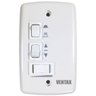 Ventilador Teto 4 Pás Mdf Branca Quarto Pétalo Ventax 220v - 3