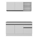 Ver imagem 2 de Armário De Cozinha Compacta Mp2114.964 Branco/preto