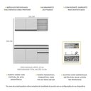Ver imagem 5 de Armário De Cozinha Compacta Mp2114.964 Branco/preto