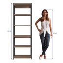 Ver imagem 4 de Guarda Roupa Closet Modulado 60x45x183cm com 6 Prateleiras ProDecor em MDP Montana e Preto