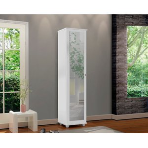 Armário Organizador Multiuso 1 Porta Espelho Marry Rede Móveis