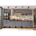 Ver imagem 1 de Cozinha Modulada 6 Peças Ana Freijó Cinza Megasul