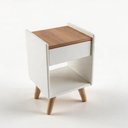Ver imagem 3 de Mesa de Cabeceira Retrô Luxo Easy Premium Byhouse