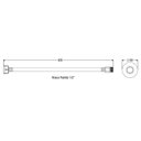 Ver imagem 2 de Engate Flexível Pvc Macho X Fêmea 1/2" 40cm Censi Kit C/10