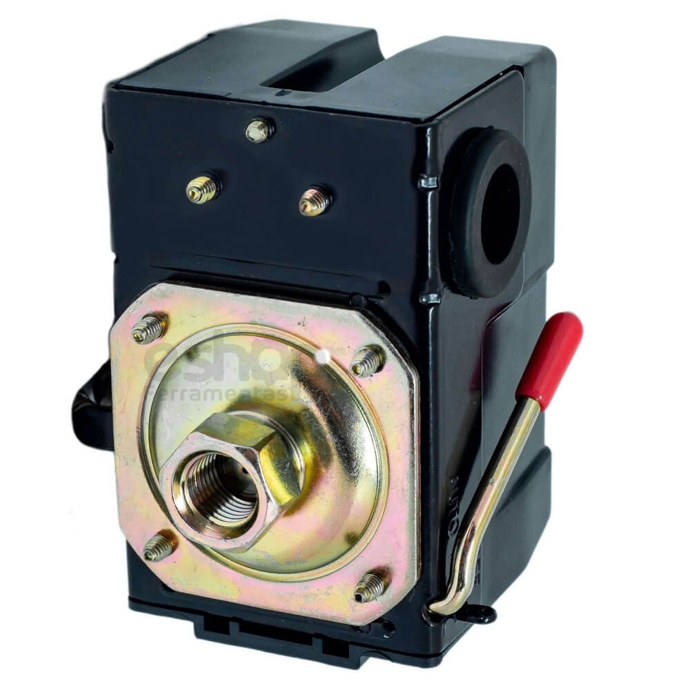 Pressostato Automático Para Compressores Lefoo LF10 - 125/175 Psi 1 via - 2