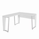 Ver imagem 3 de Mesa Escrivaninha em L F5 Office Industrial MDP 120cm Cinza F5 Office