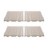 Kit - Estrado Plástico (4 Un = 1m²) 4,5x50x50 Natural - Della Plast - 1