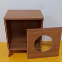 Ver imagem 3 de Casa para Gato Toca Mdf Madeira - Vai Montada