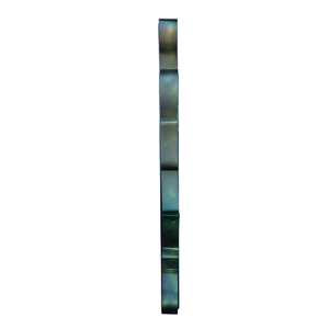 Decoração Escultura de Parede Abstrata em Aço Cor Verde Exclusiva no Brasil Base em MDF Preto Para S