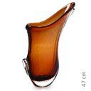 Ver imagem 2 de Vaso em Cristal Murano Marrom - São Marcos 47cm