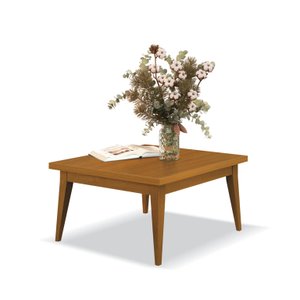Mesa de Centro Quadrada Veneto Cedro Natural