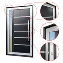 Ver imagem 2 de Porta Pivotante Lambril Miraggio com Puxador Lado Direito Elite 216x150