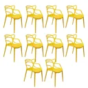 Ver imagem 1 de Kit 10 Cadeiras Allegra Amarela