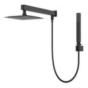 Ver imagem 1 de Ducha Chuveiro Slim Prizi Quadrado 20x20cm Inox 304 Preto Co