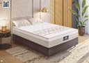 Ver imagem 1 de Cama Box Casal + Colchão Los Angeles Smart (138x188x62) Molas Essacadas - Gazin