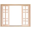 Ver imagem 3 de Janela de Madeira Vitro de Correr Beni Reto Padrão Cedro Batentes de 14 Cm - 1.50 (l) X 1.00 (a)