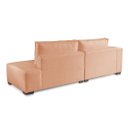 Ver imagem 3 de Sofá 4 Lugares Modulado Chaise Almofada Solta Molas Isa Be Linho Tijolo 2,3m