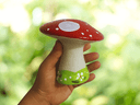 Ver imagem 2 de Decoração Casa e Jardim Cogumelinho Guarda Sol em Cerâmica